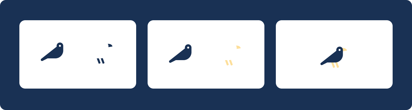 Assembling the parts of a Duotone icon