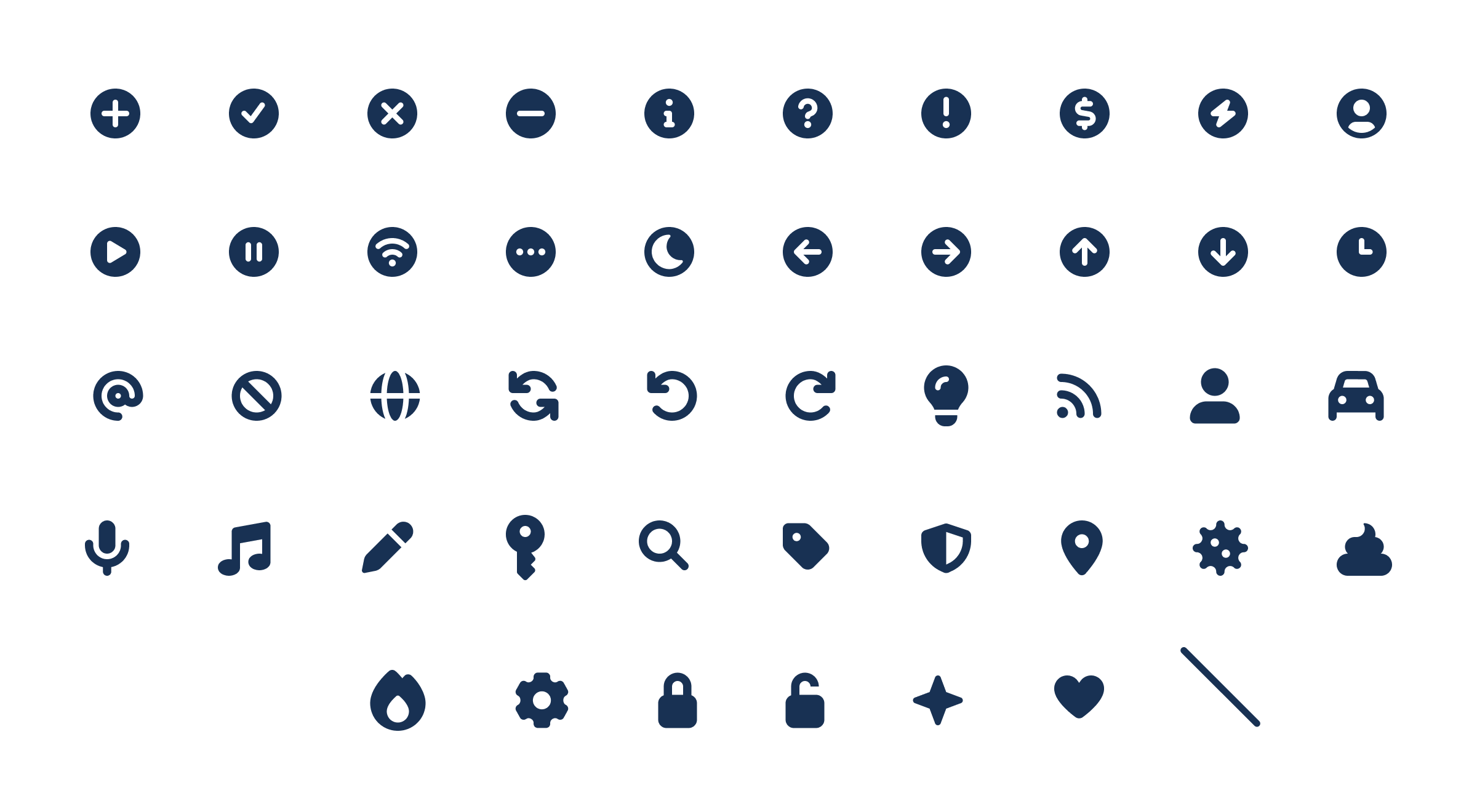 There are over 40 modifiers.