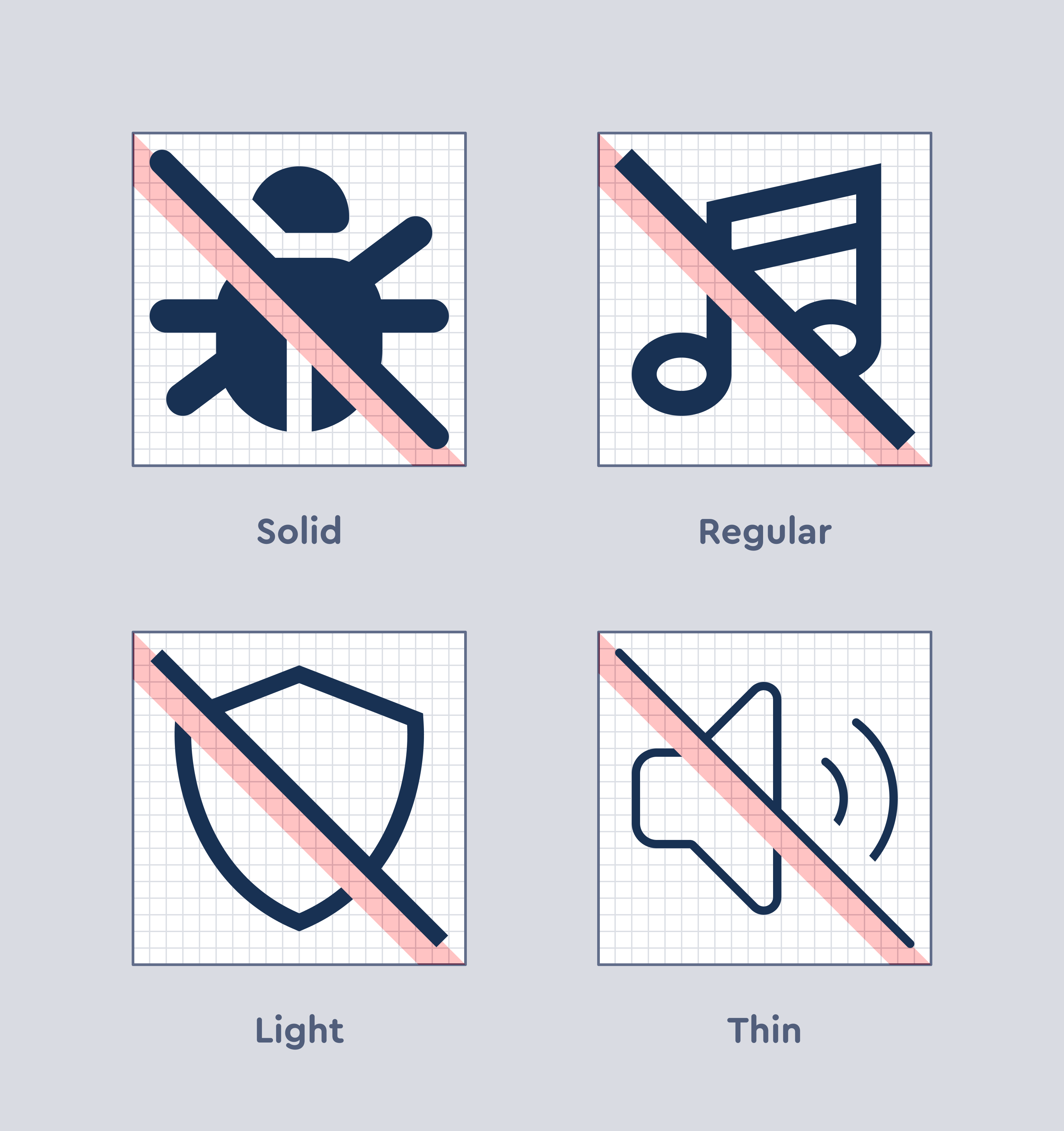 1.5 pixel cutouts below slashed elements