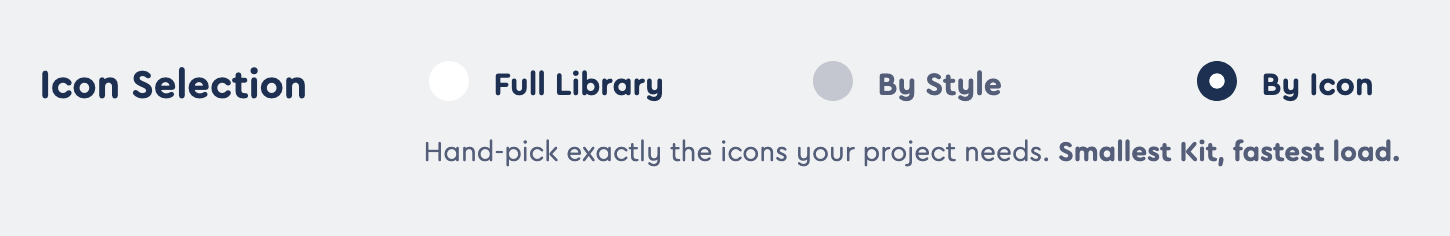 "By Icon" Selection in Your Kit Settings