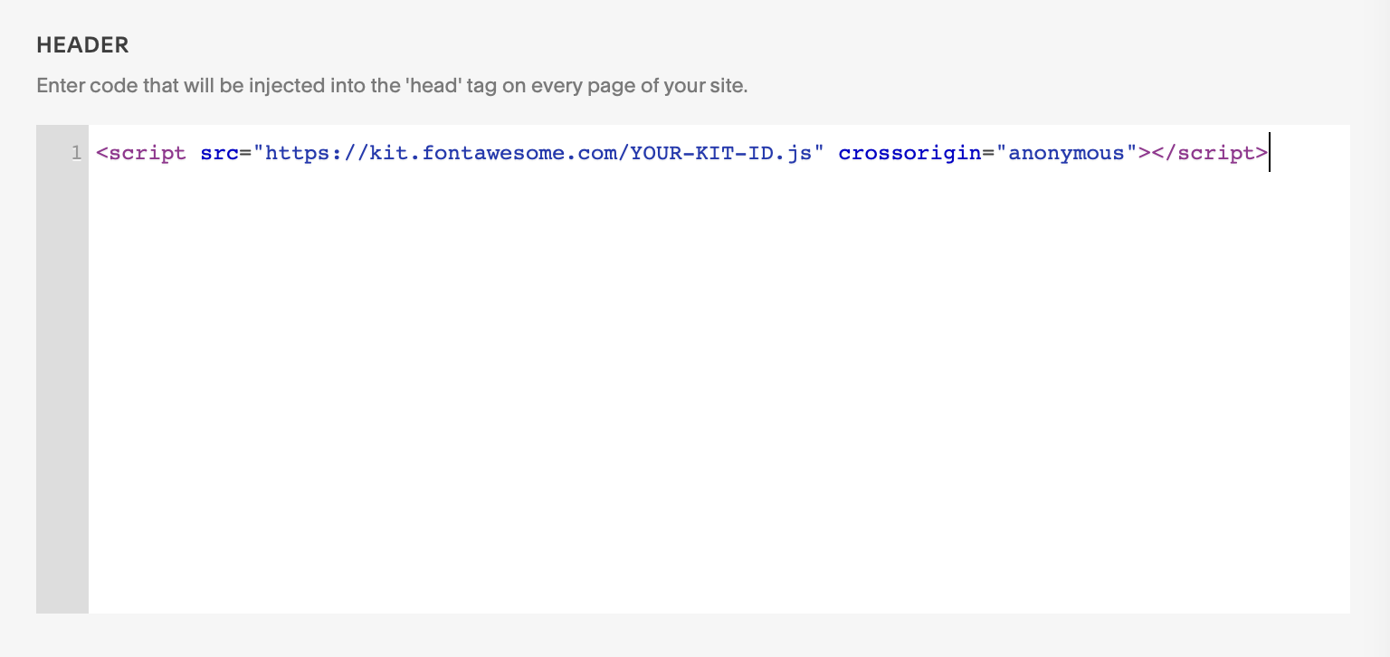 Adding your Kit embed code to Squarespace.